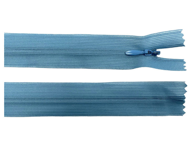 Paslėptas užtrauktukas 50cm Džinso mėlyna