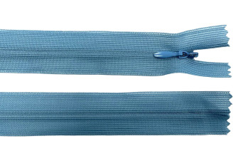 Paslėptas užtrauktukas 50cm Džinso mėlyna