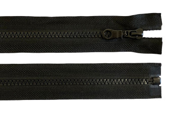 Plastic zipper 90cm Black