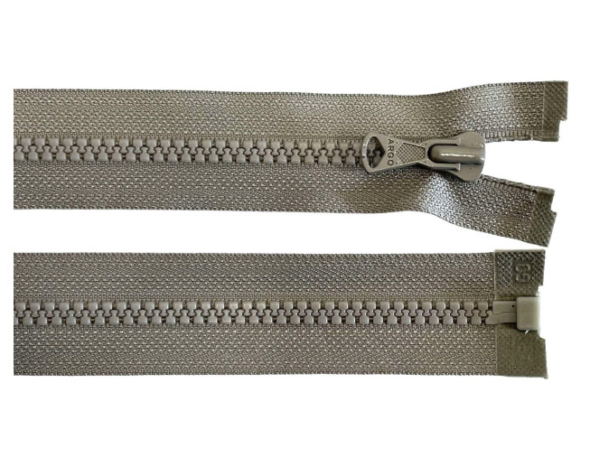 Plastikinis užtrauktukas 90cm Pilka