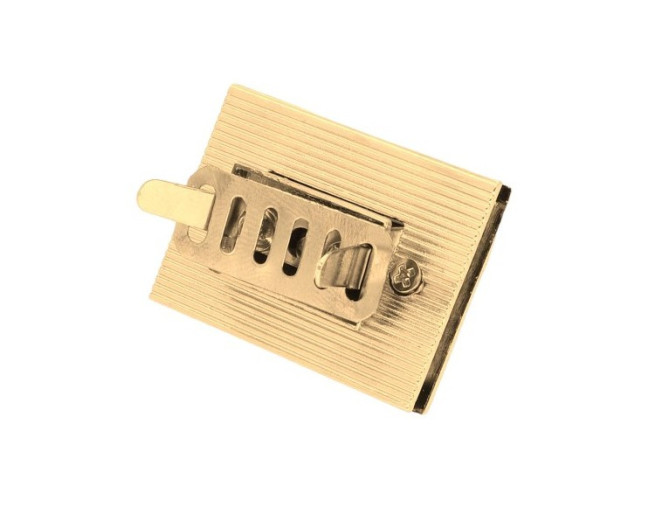 Metal clasp for handbags 38x28mm | Gold internetu