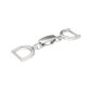 Metalinis užsegimas - kabliukas 17x84mm Nikelio pigiau
