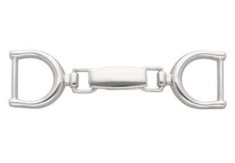 Metalinis užsegimas - kabliukas 17x84mm Nikelio