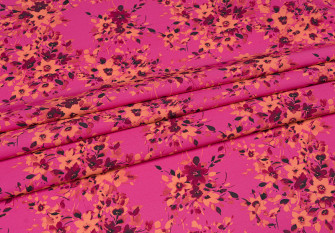 Barbie (Marchiano) fabric Small flowers fuchsia