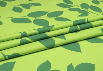 Barbie (Marchiano) fabric Green sprigs in lettuce