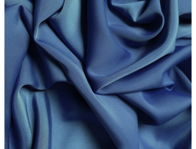 Artificial Armani silk Blueish blue pigiau