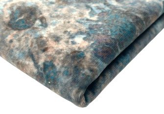 Baldinis veliūras Marmuro raštai Mėlynas