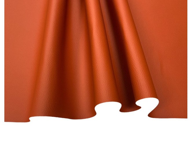 Dirbtinė oda Tamsi oranžinė pigiau