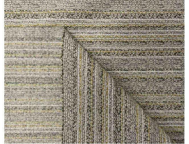 Tapestry Green, yellow stripes pigiau