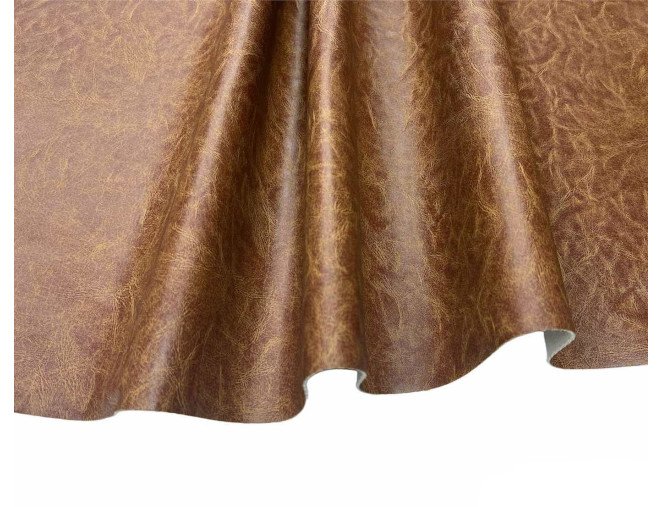 Dirbtinė oda Šviesiai ruda su raštu pigiau