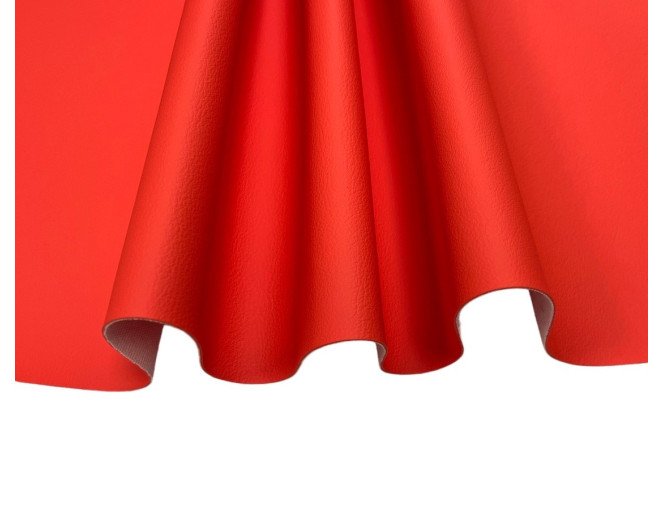 Faux leather Bright coral pigiau