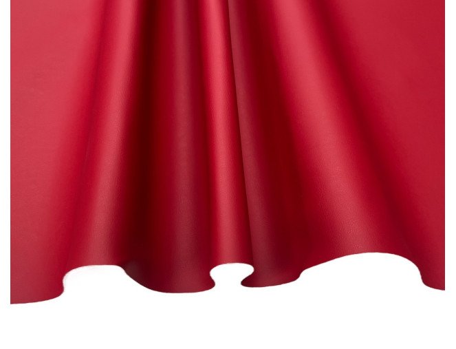 Faux leather Red raspberry | Matte pigiau