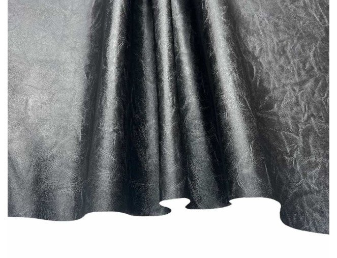 Dirbtinė oda Juoda su raštu pigiau