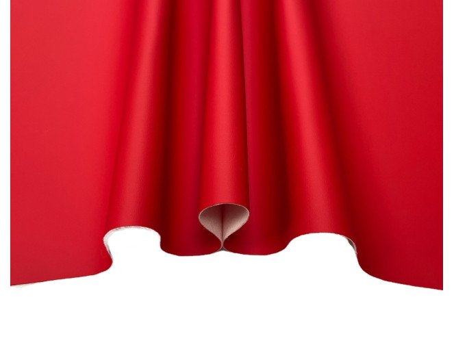 Dirbtinė oda Ryški raudona | Matinė pigiau