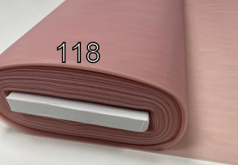 Soft tulle Ash pink | 3m width