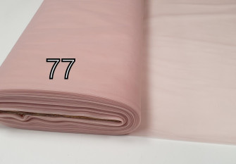 Soft tulle powder pink | 3m width