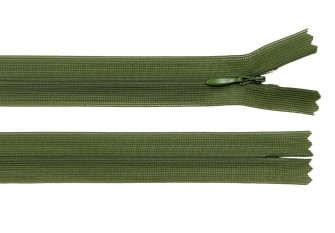Paslėptas užtrauktukas 20cm Alyvuogė