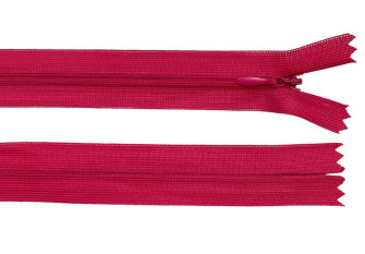 Paslėptas užtrauktukas 20cm Fuksija