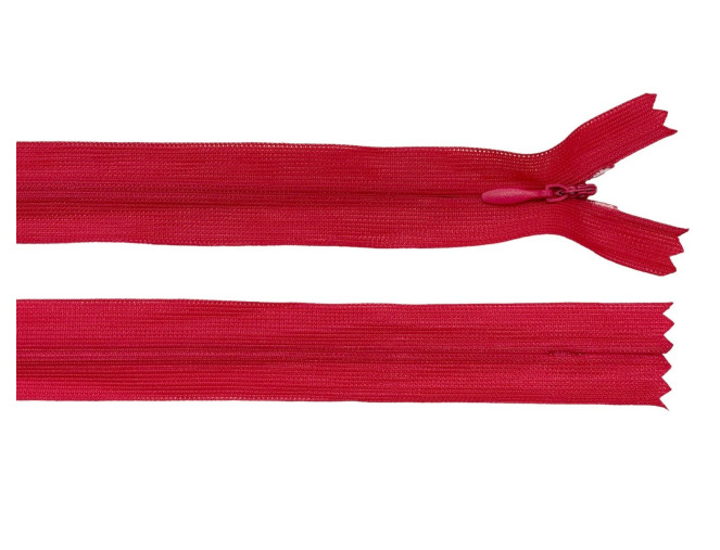 Paslėptas užtrauktukas 20cm Ciklameno