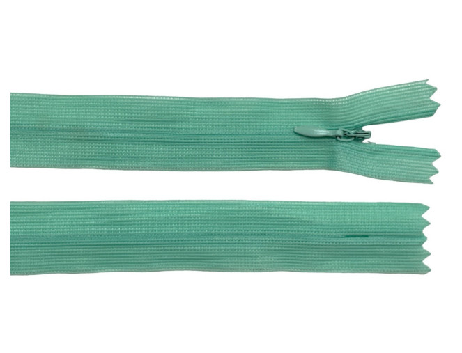 Paslėptas užtrauktukas 20cm Šviesi mėta