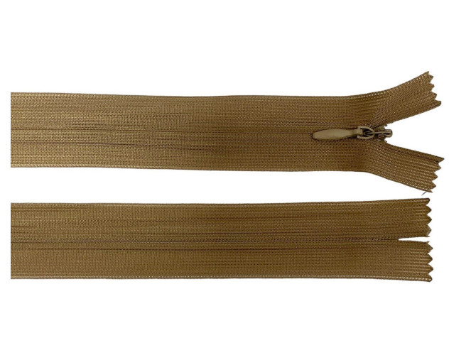 Paslėptas užtrauktukas 20cm Kakava