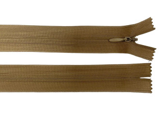 Paslėptas užtrauktukas 20cm Kakava