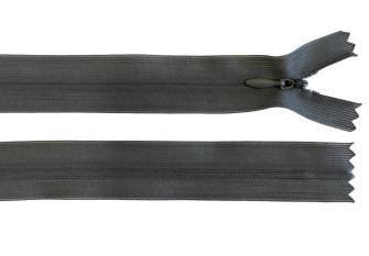 Paslėptas užtrauktukas 20cm Tamsiai pilka
