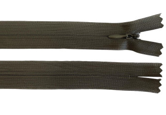 Paslėptas užtrauktukas 20cm Chaki