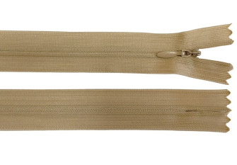 Paslėptas užtrauktukas 20cm Smėlio