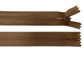 Paslėptas užtrauktukas 20cm Tamsi kakava