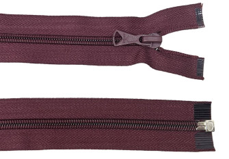 Spiral zipper 75cm Dark burgundy