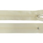 Unzipped 3-D zip 40cm Cream