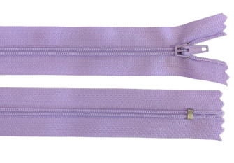 Non-removable 3-D zip 40cm Lilac