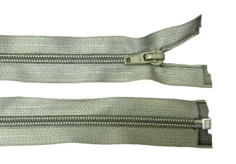 Spiral zipper 1m grey-greenish