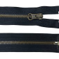 Metalinis užtrauktukas 70cm Juodas