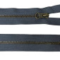 Metalinis užtrauktukas 70cm Pilkas