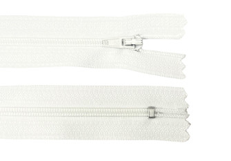 Spiral zipper 10cm White