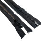 Decorative plastic zipper No.8 70cm Black