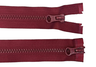 Abugalis, plastic zip 1m Bordeaux