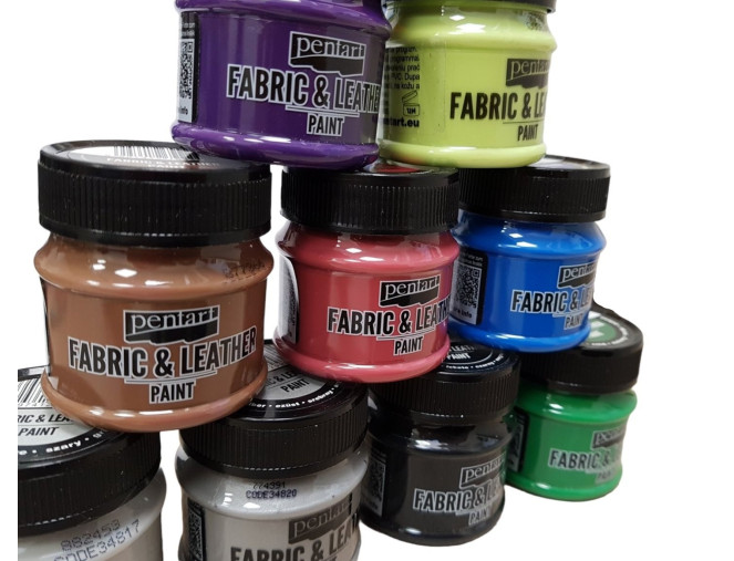 Pentart fabric and leather dyes | 11 colours pigiau