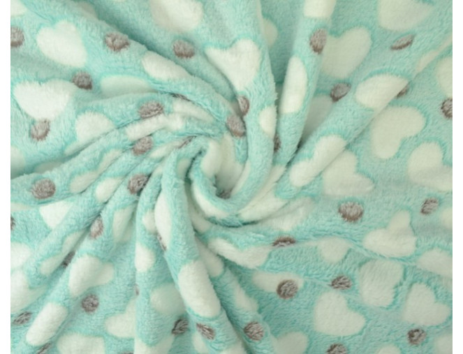 Fleur de lis in Hearts in mint