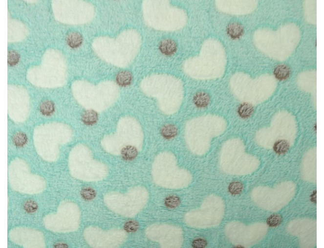 Fleur de lis in Hearts in mint pigiau