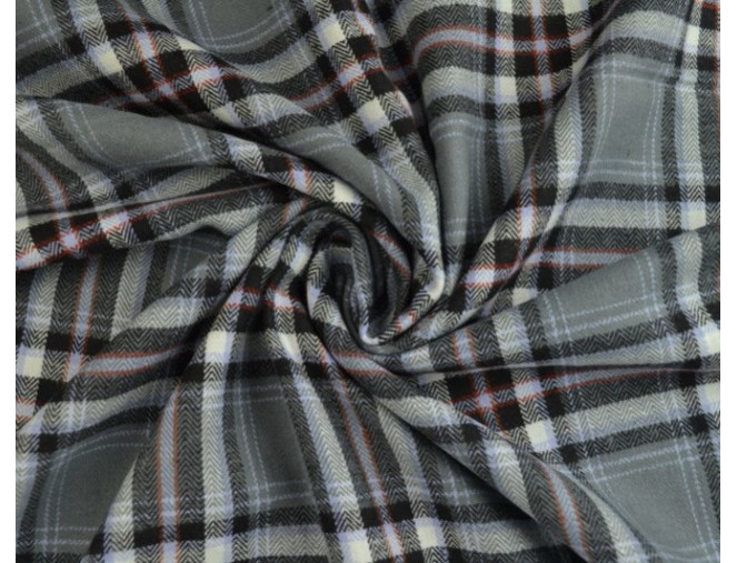 Plaid flannel Grey