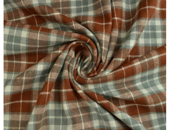 Plaid flannel Copper