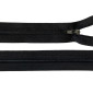 Spiralinis užtrauktukas 3D. 50cm Juodas