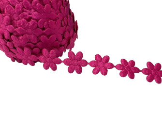 Flower ribbon 16 x 20mm | Cyclamen