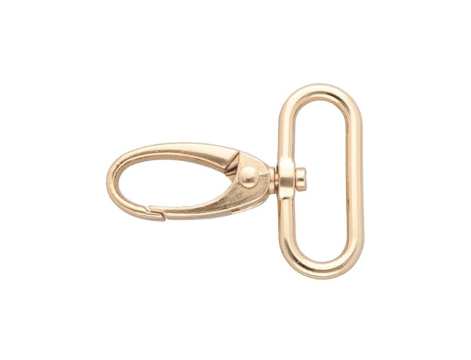 Metal carabiner 20mm | Gold