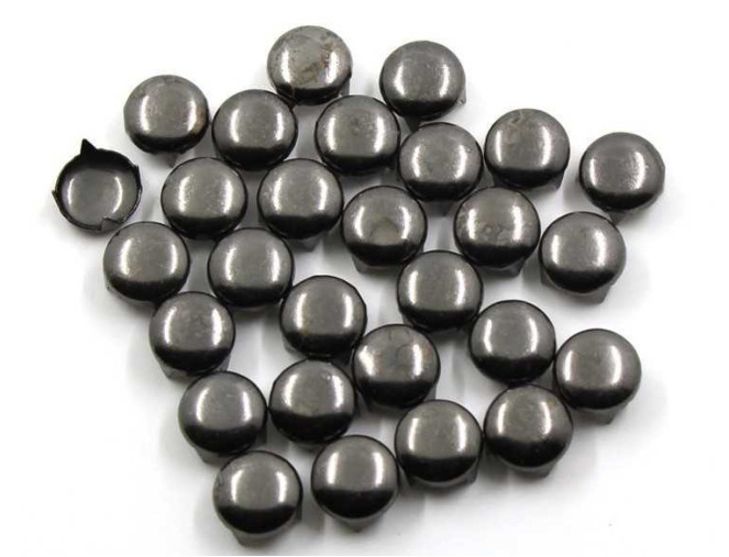 Kniedė 10mm Apvali | Tamsinto nikelio