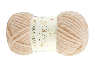 Wolans Yarns Bunny Baby 100g | 120m Šviesi smėlio