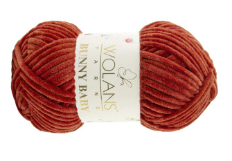 Wolans Yarns Bunny Baby 100g | 120m -10027 Plytų raudona